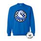 Checkered Circle Mustangs Crewneck