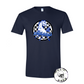 Checkered Circle Mustangs T-Shirt