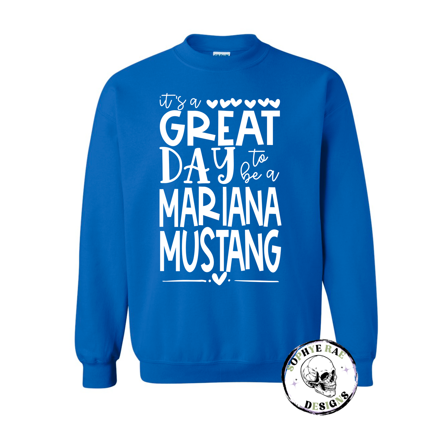 Mariana Mustang Heart Crewneck