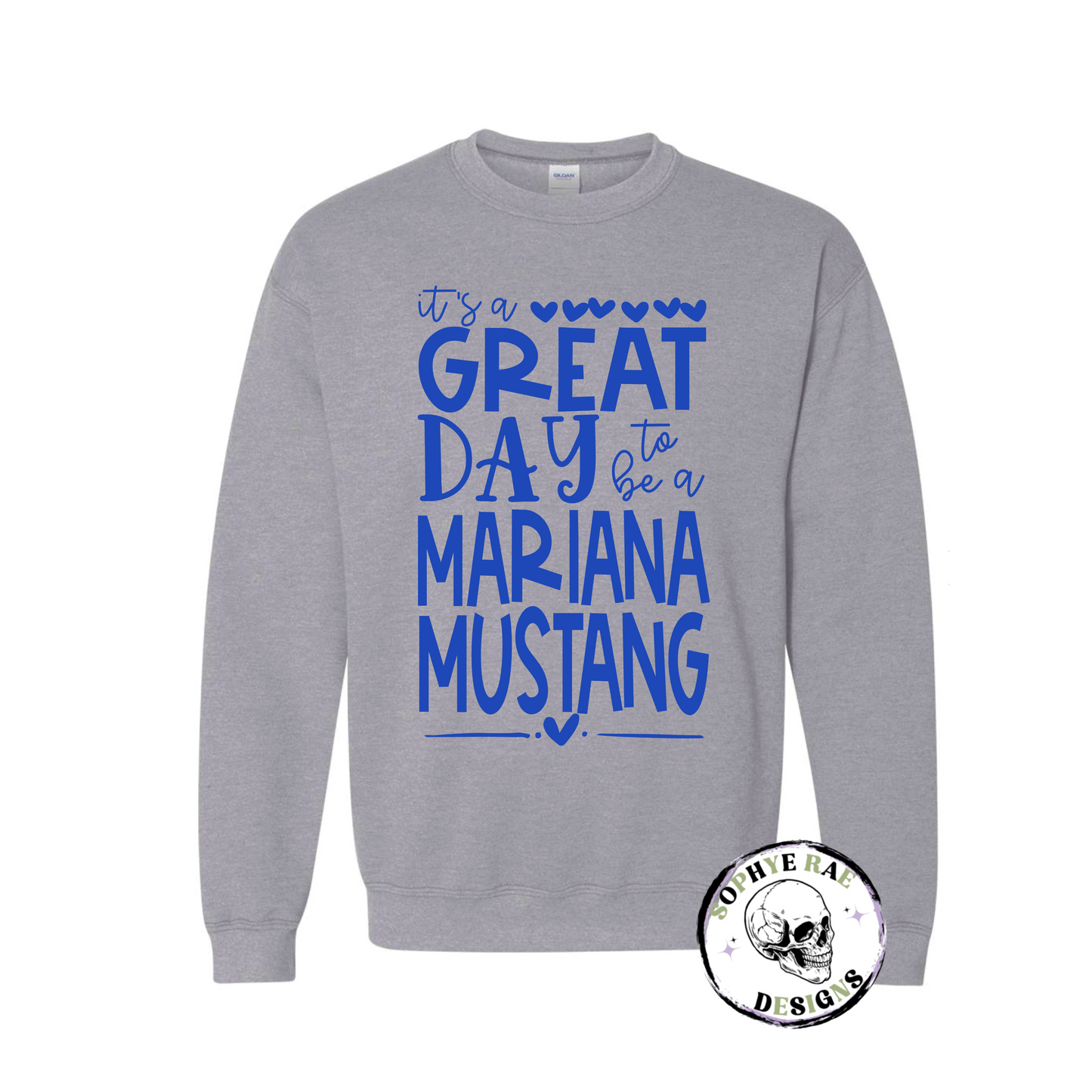 Mariana Mustang Heart Crewneck