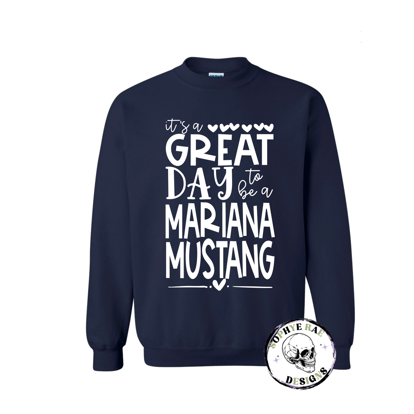 Mariana Mustang Heart Crewneck