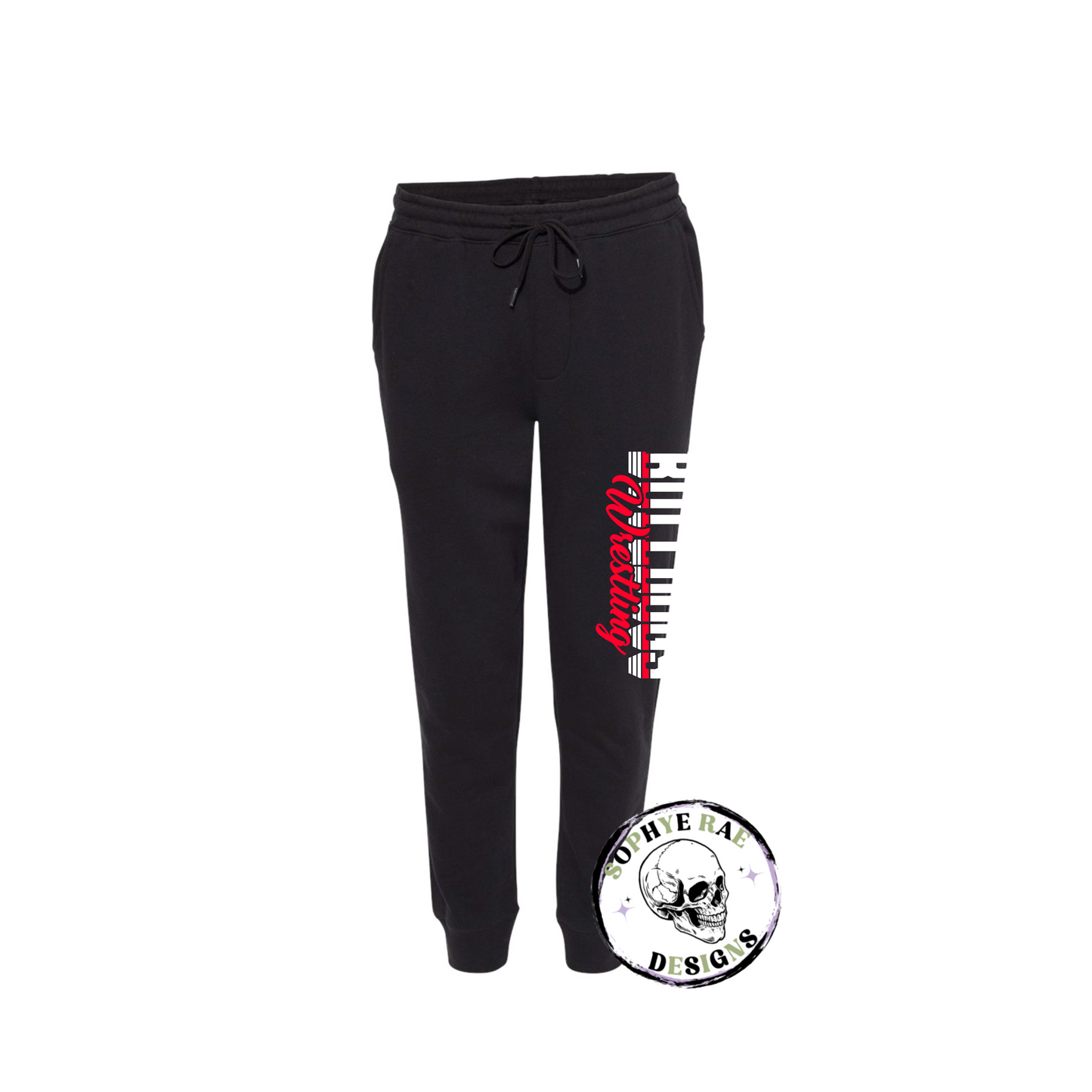 Oak Hills Bulldog Wrestling Leg Logo Joggers