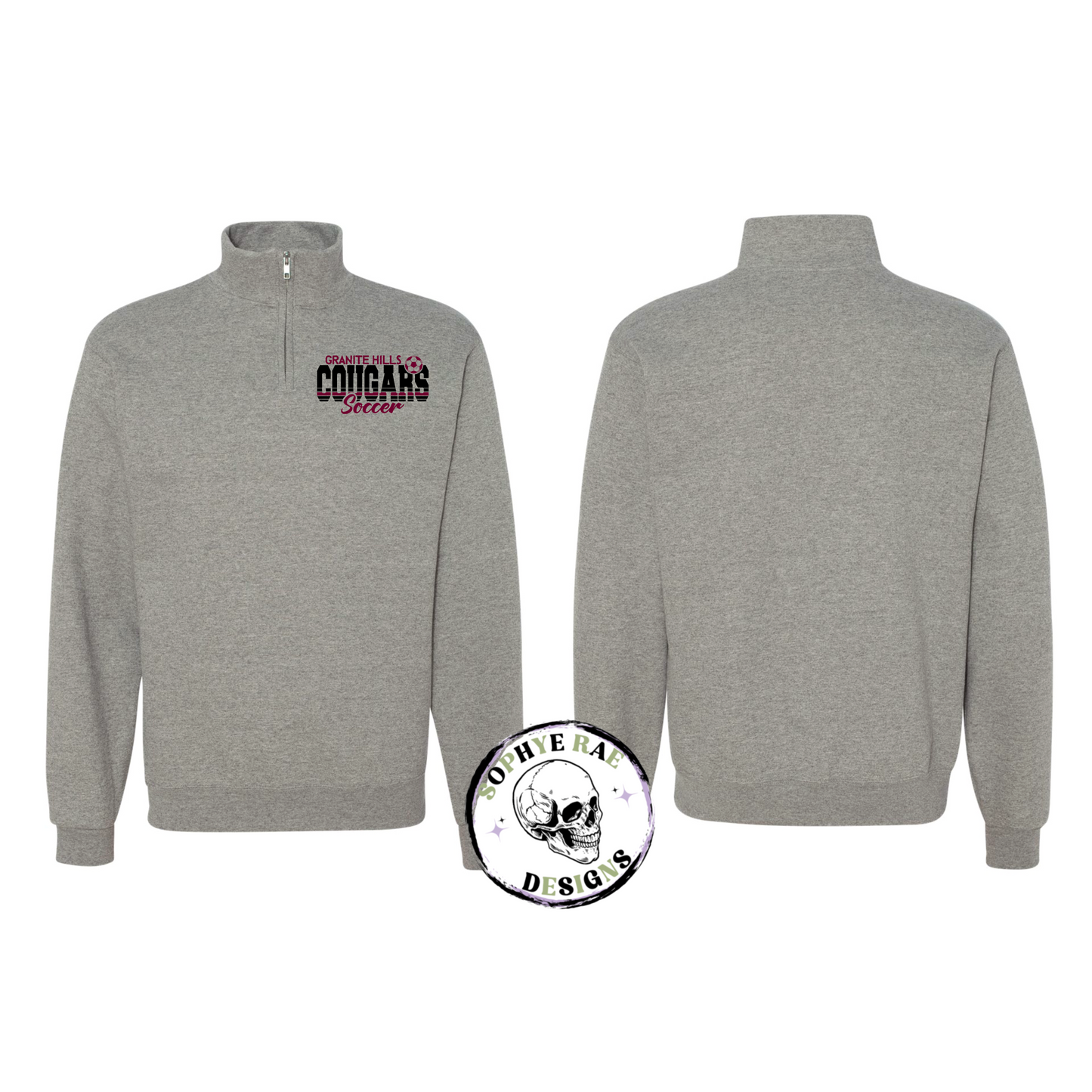 Granite Soccer Quarter Zip Sweatshirt