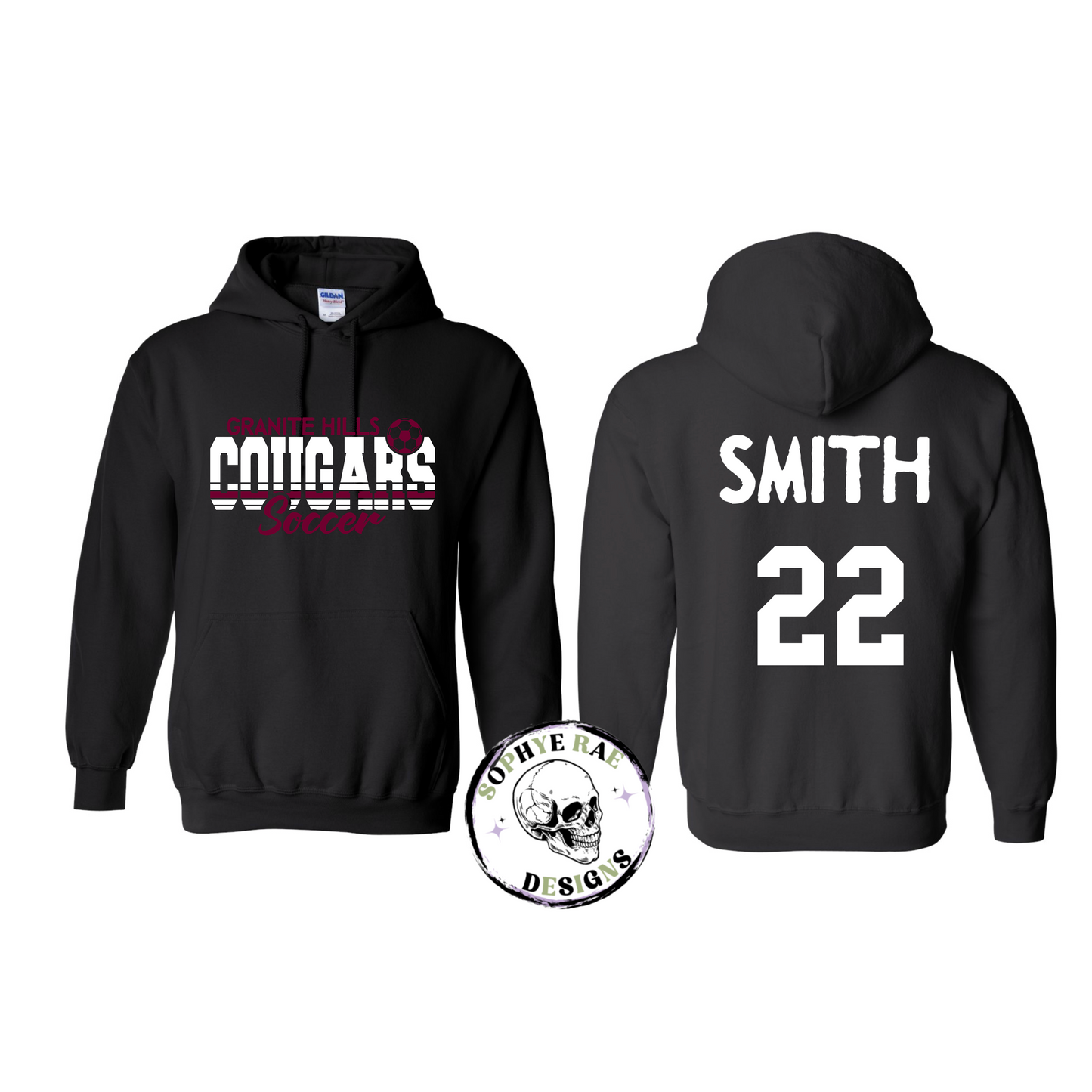 Granite Soccer Pull-Over Hoodie