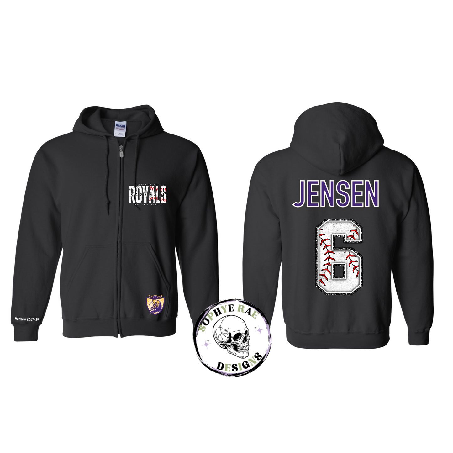 VVCS Royals Baseball Black