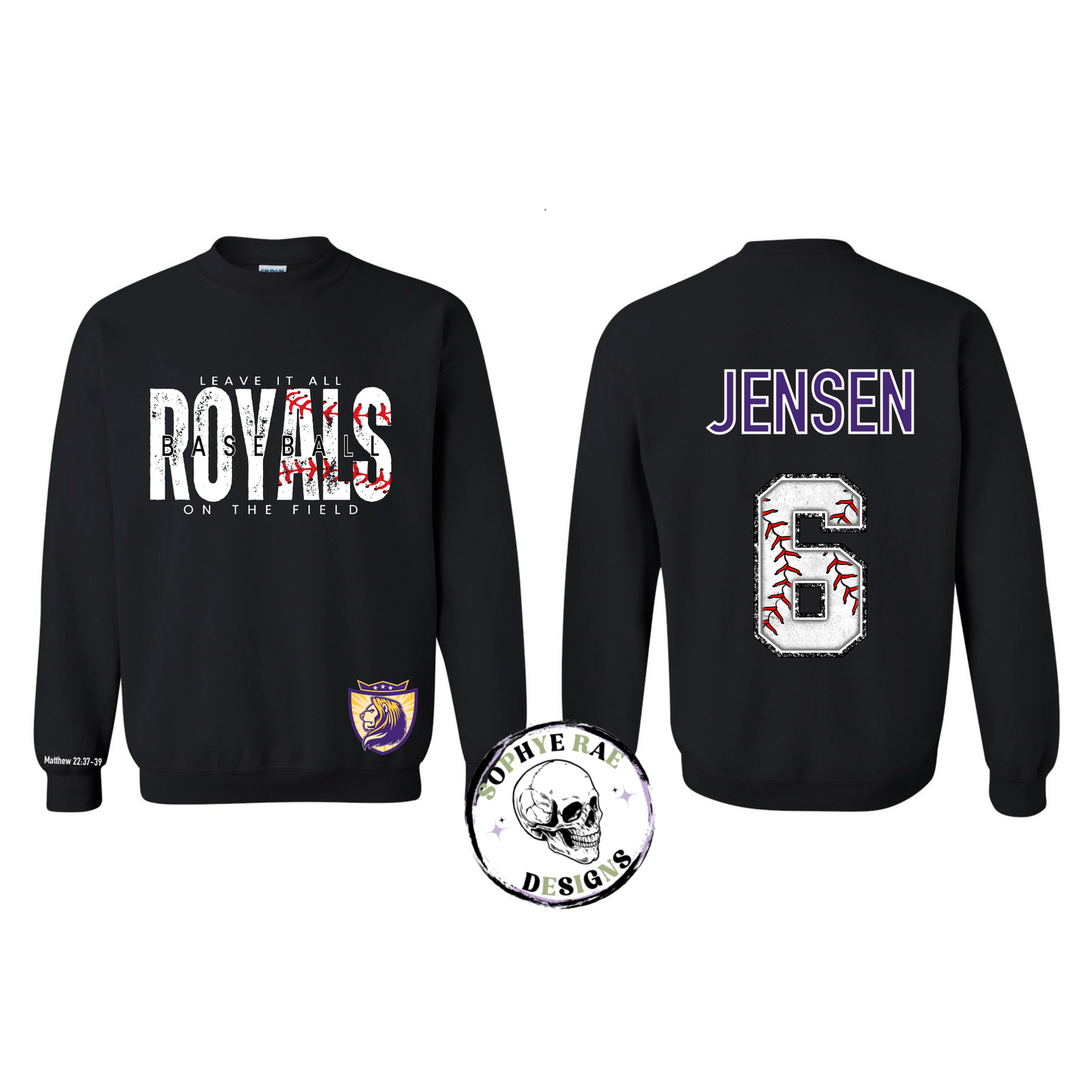 VVCS Royals Baseball Black