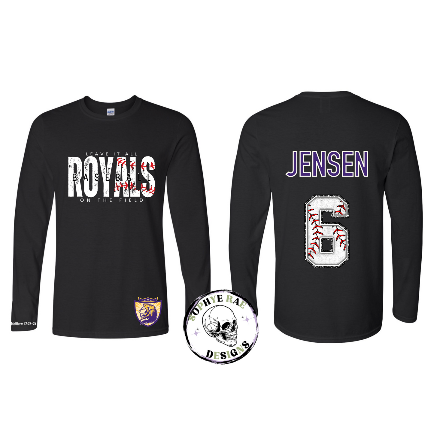 VVCS Royals Baseball Black