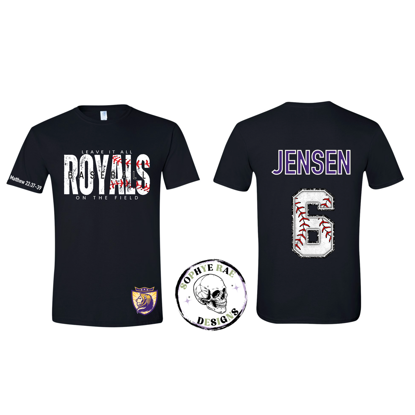 VVCS Royals Baseball Black
