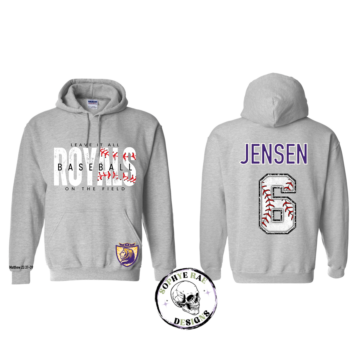 VVCS Royals Baseball Sport Grey