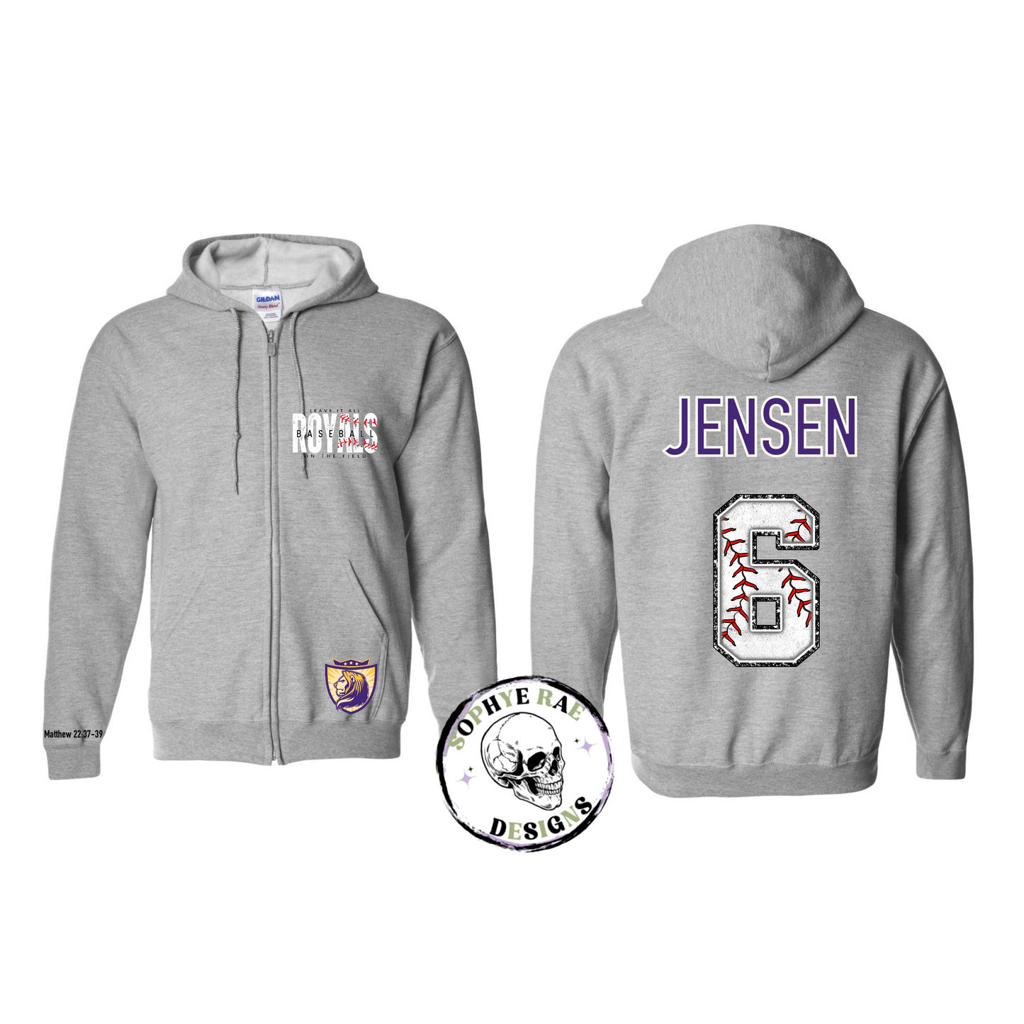 VVCS Royals Baseball Sport Grey