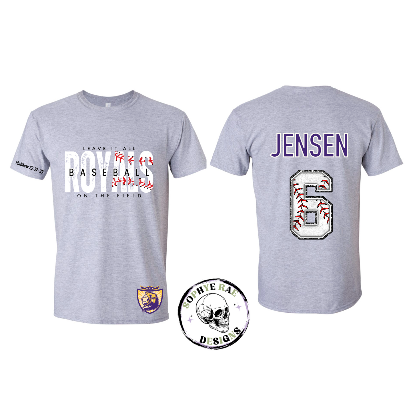 VVCS Royals Baseball Sport Grey