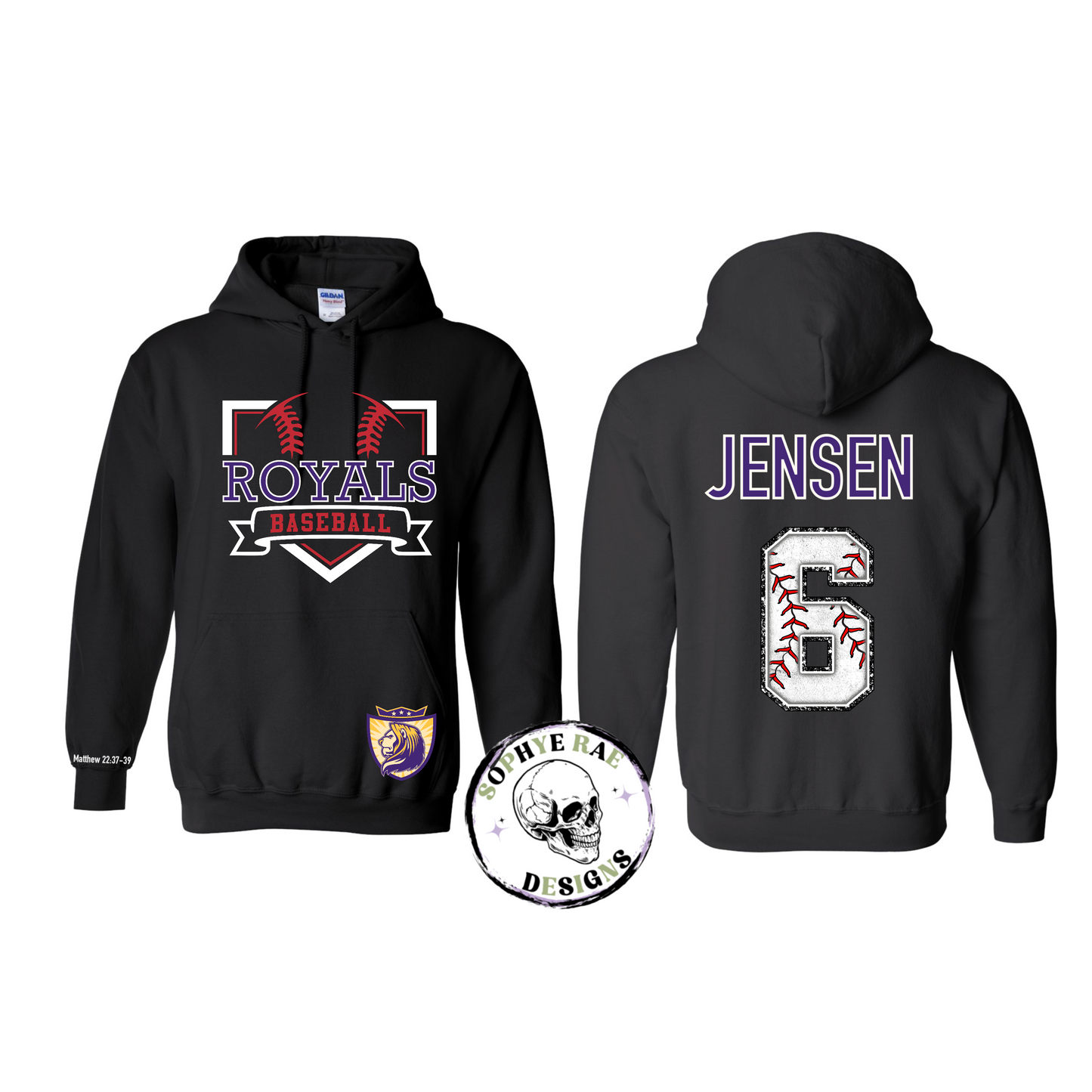 VVCS Royals Baseball Base Black