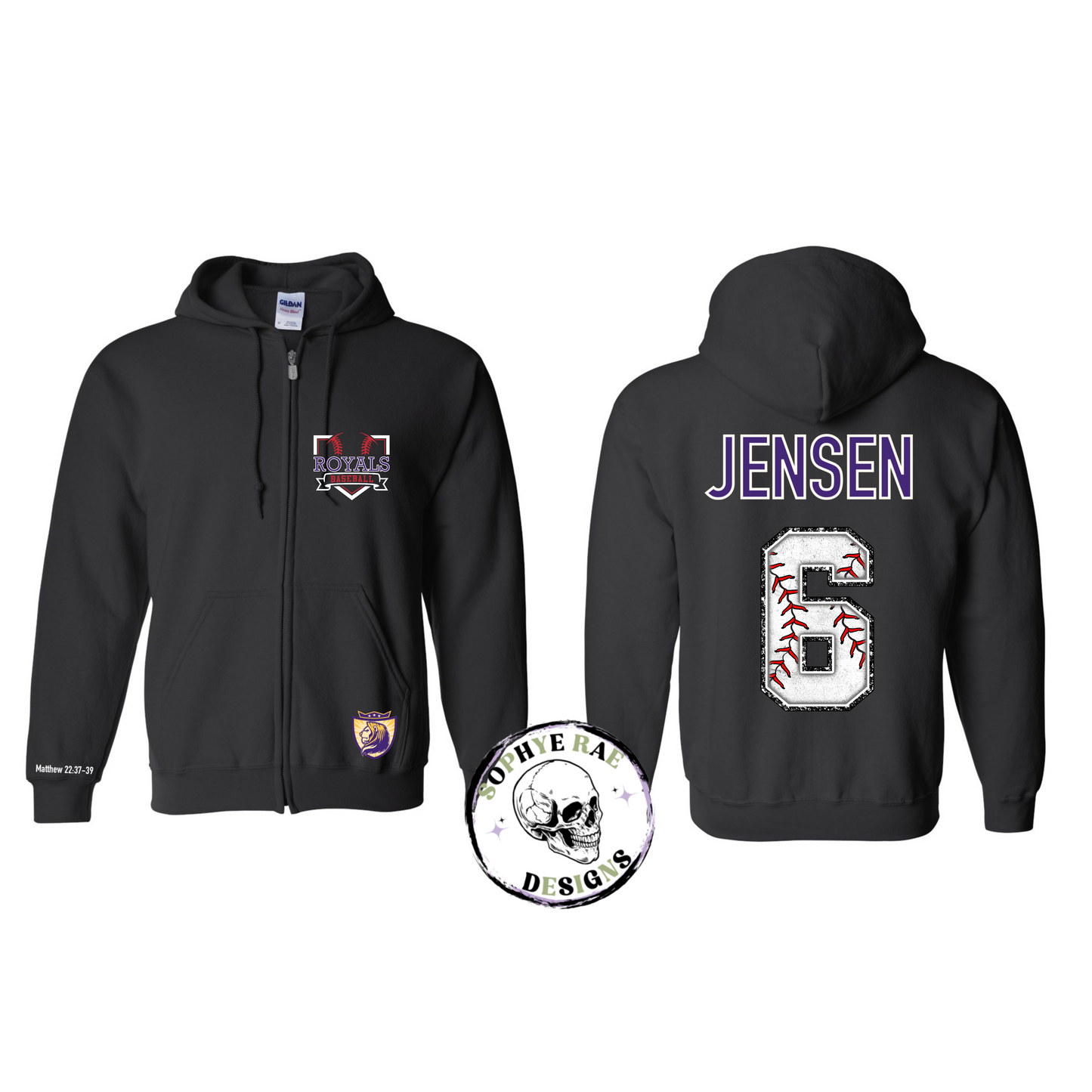 VVCS Royals Baseball Base Black