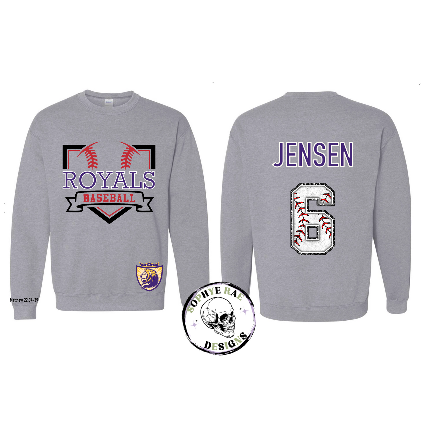 VVCS Royals Baseball Base Sport Grey