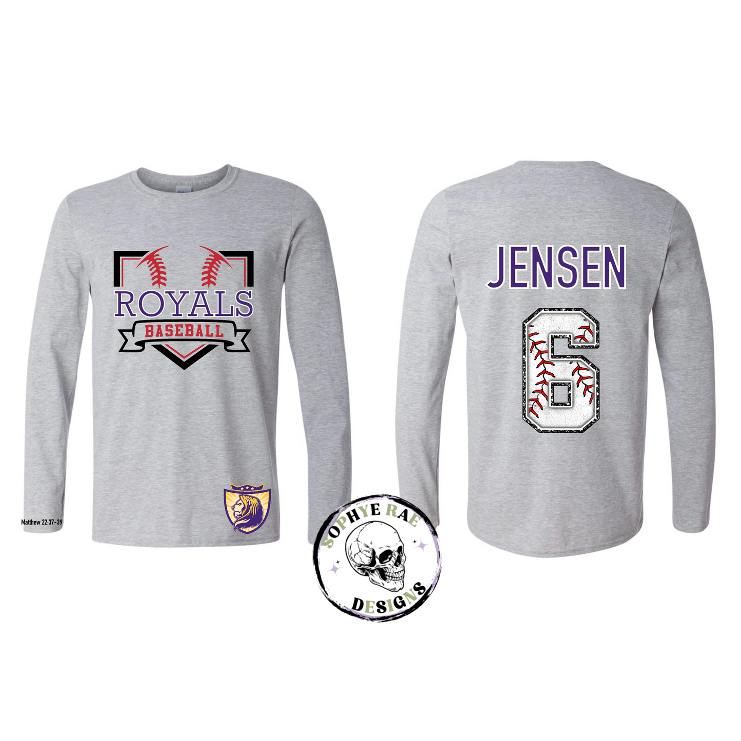 VVCS Royals Baseball Base Sport Grey