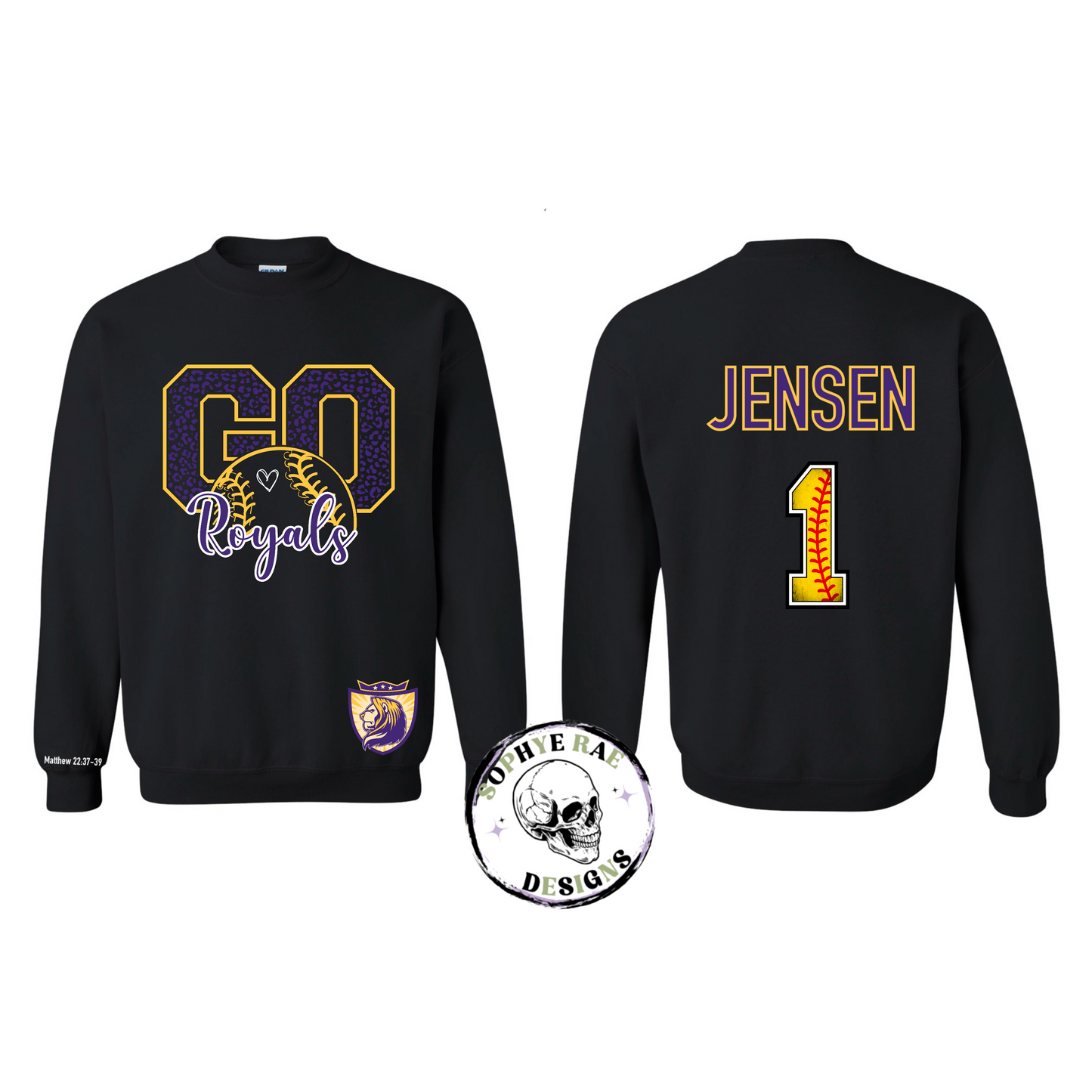 VVCS Go Royals Softball Black