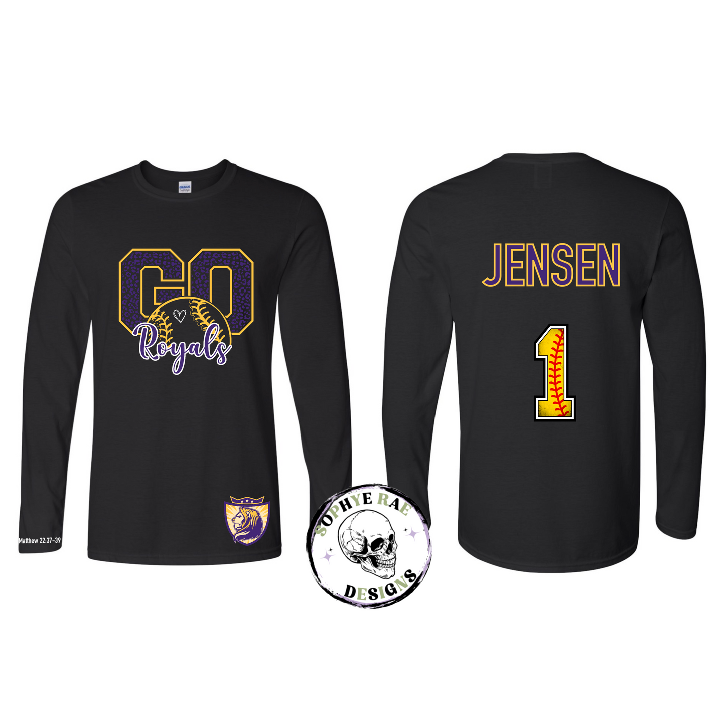 VVCS Go Royals Softball Black