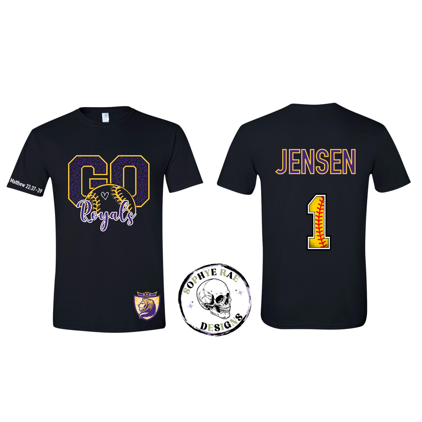 VVCS Go Royals Softball Black