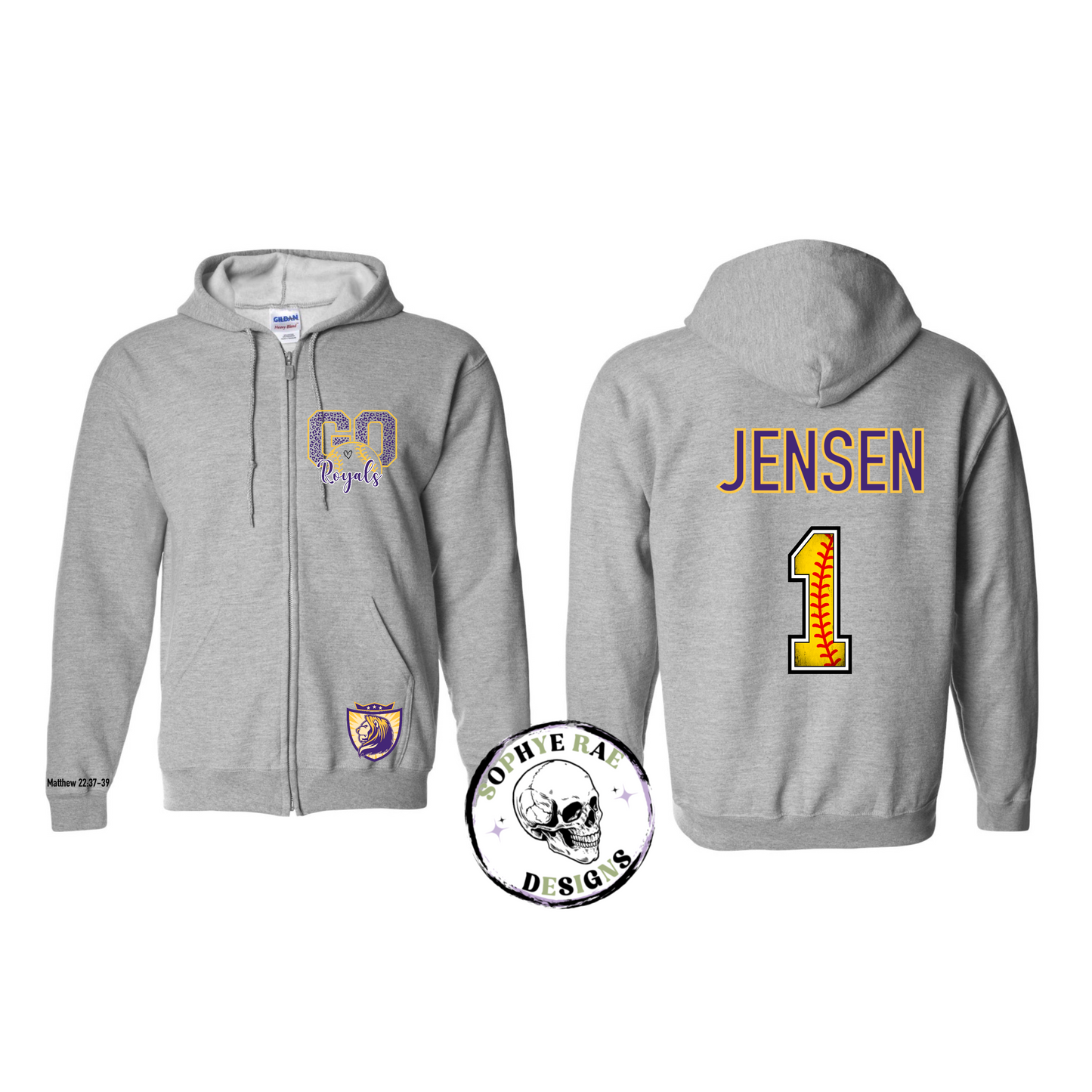 VVCS Go Royals Softball Sport Grey