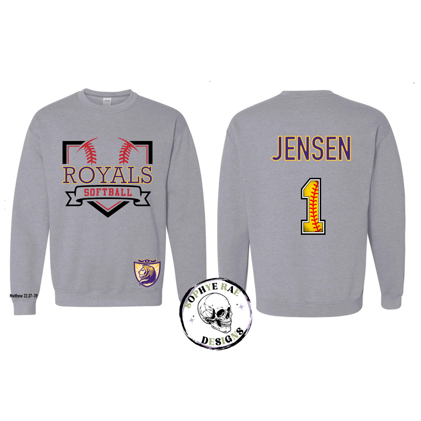 VVCS Royals Softball Base Sport Grey