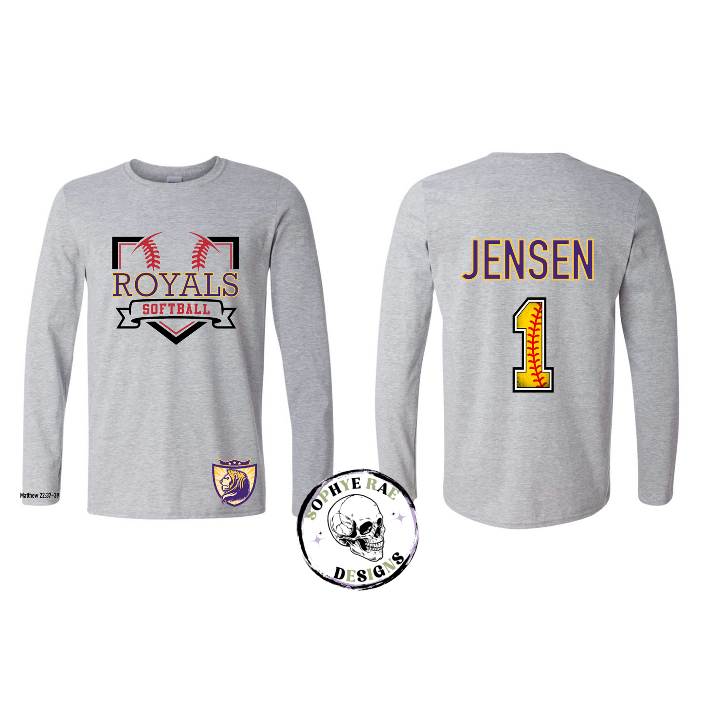 VVCS Royals Softball Base Sport Grey