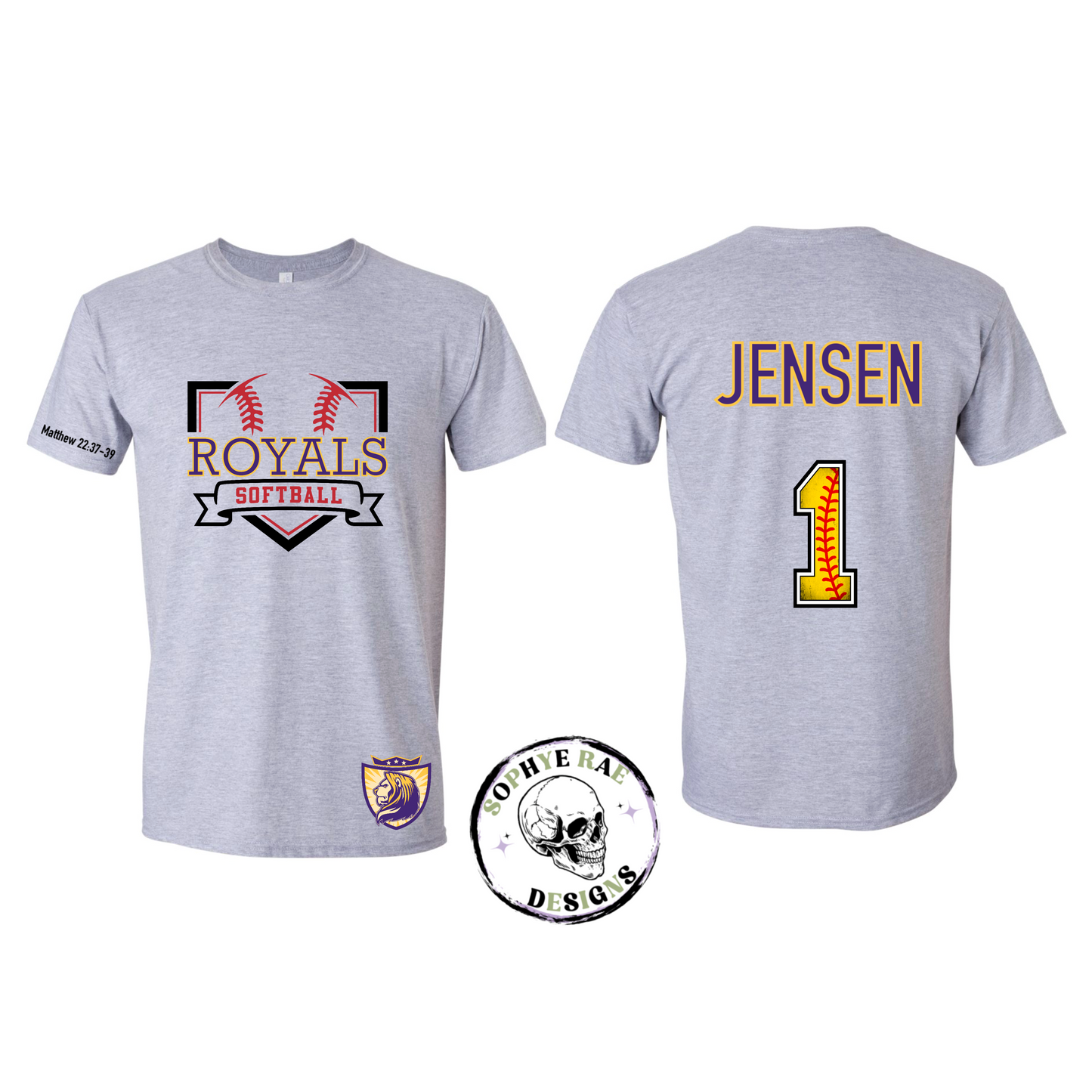 VVCS Royals Softball Base Sport Grey