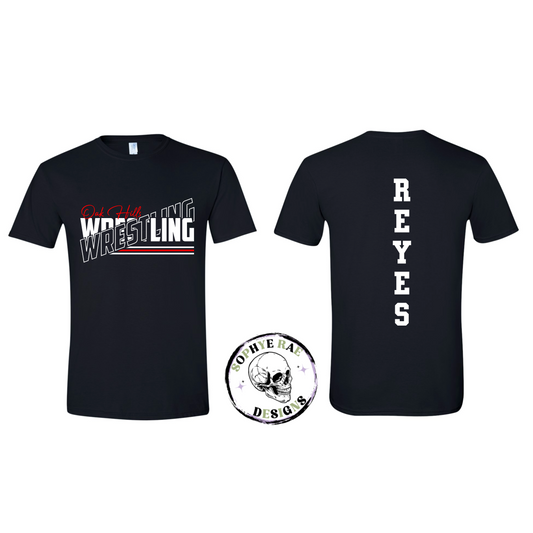 Oak Hills Diagonal Wrestling T-Shirt