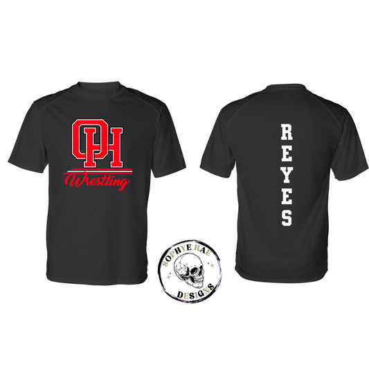 Oak Hills Wrestling Lines DriFit T-Shirt
