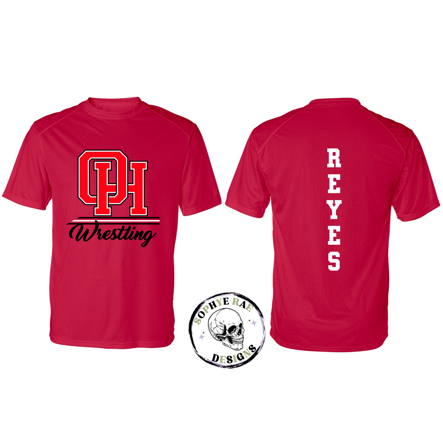 Oak Hills Wrestling Lines DriFit T-Shirt