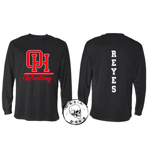 Oak Hills Wrestling Lines DriFit Long Sleeve