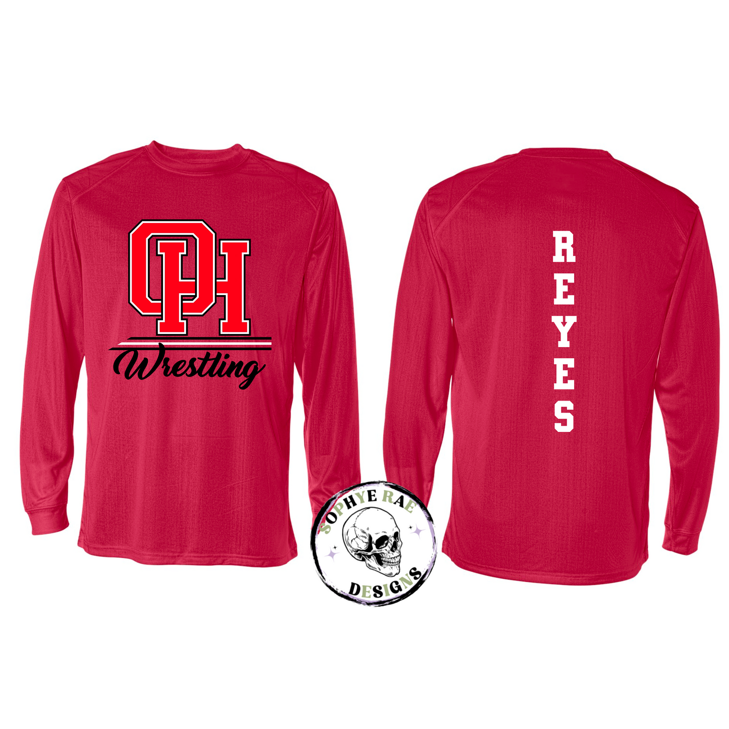 Oak Hills Wrestling Lines DriFit Long Sleeve