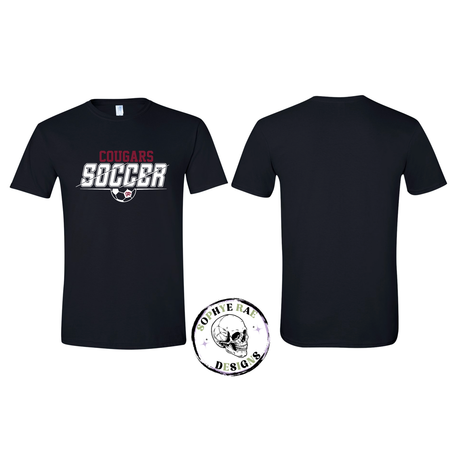 Cougars Split Soccer T-Shirt