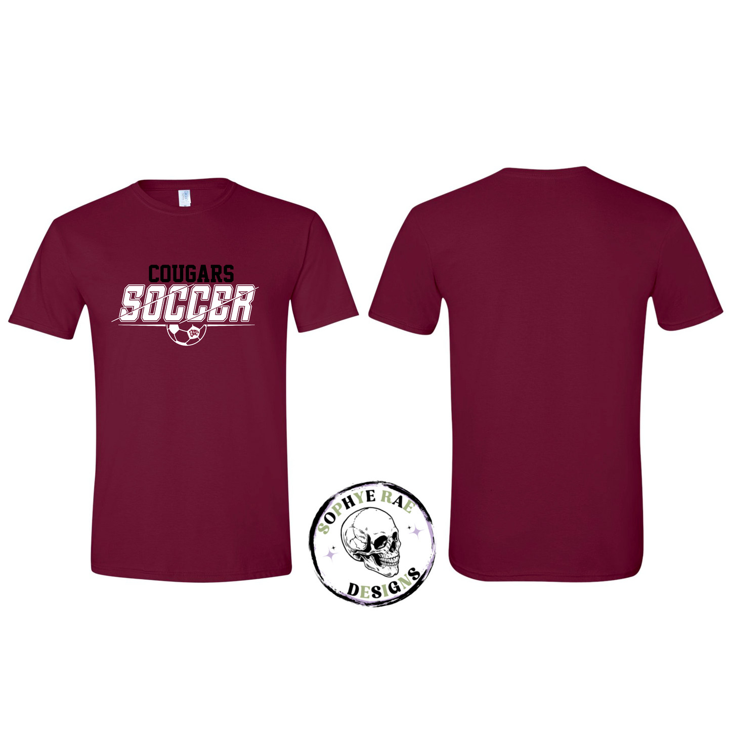 Cougars Split Soccer T-Shirt