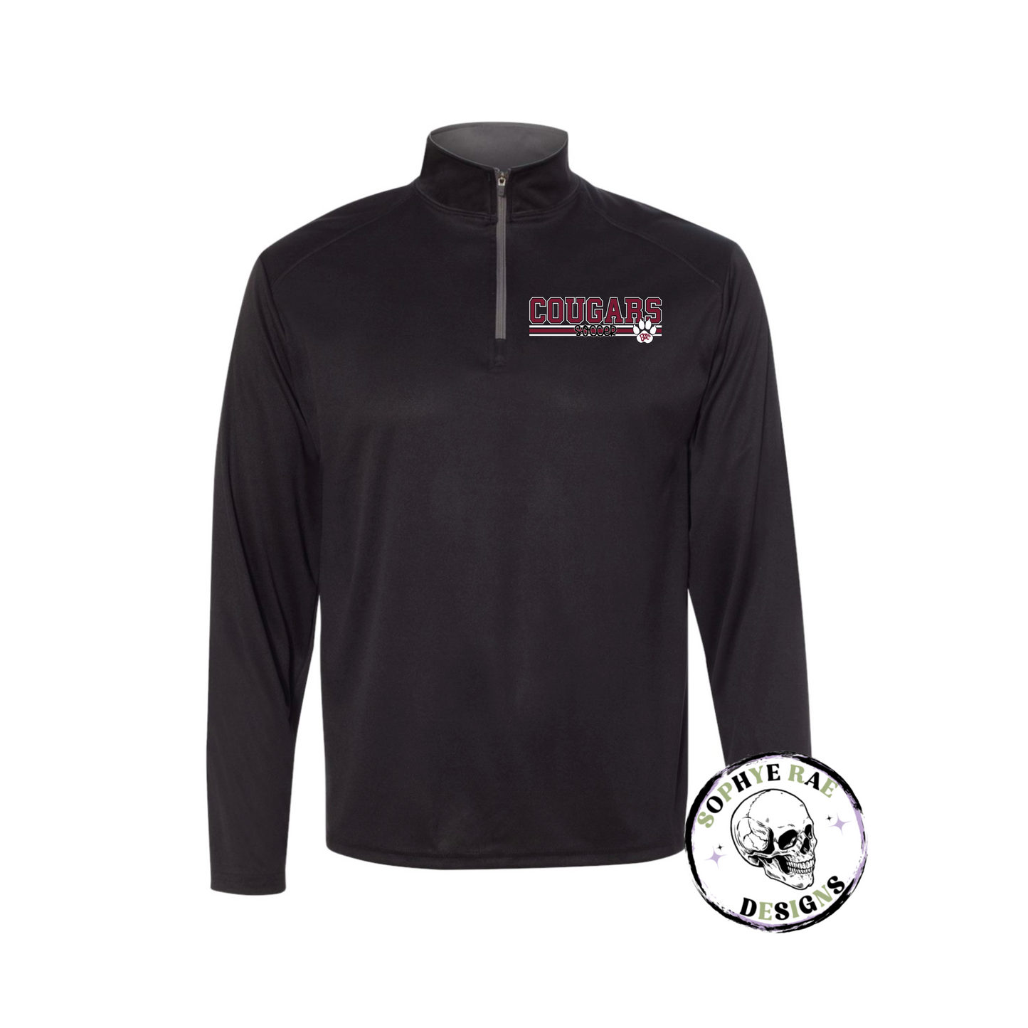 Cougars Lines Soccer Quarter-Zip