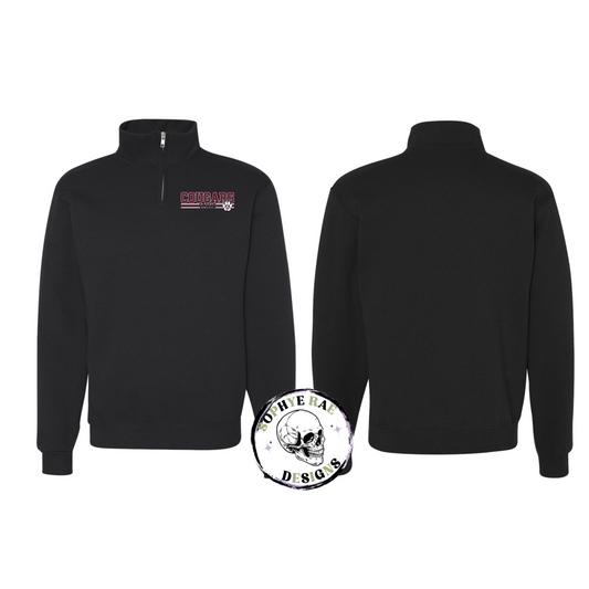Cougars Lines Soccer Quarter Zip Sweatshirt