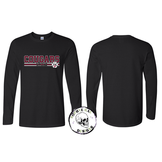 Cougars Lines Soccer Long Sleeve Shirt