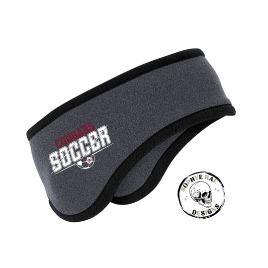 Cougars Split Soccer Ear Muff Headband