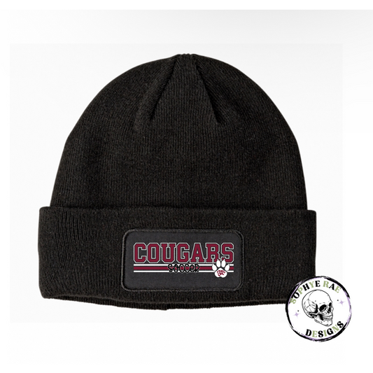 Cougars Lines Soccer Beenie