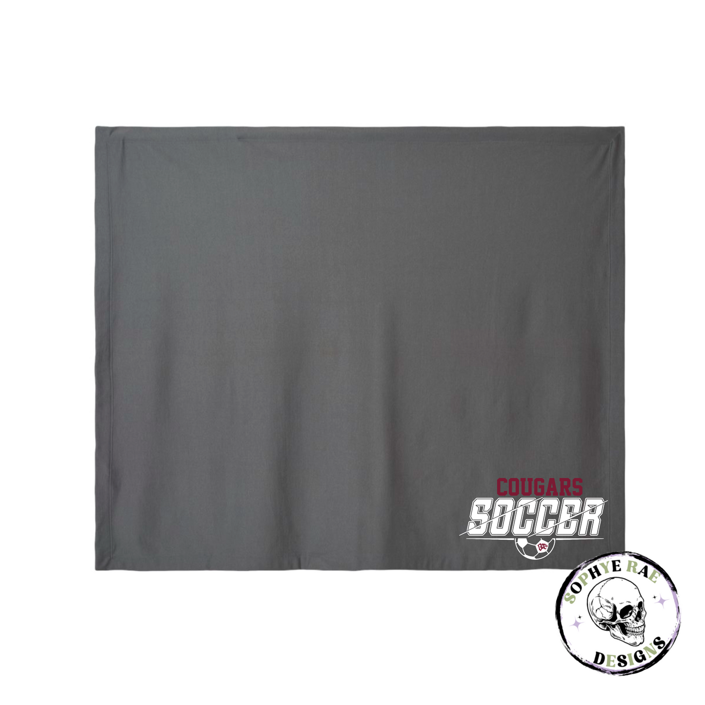 Cougars Split Soccer Blanket