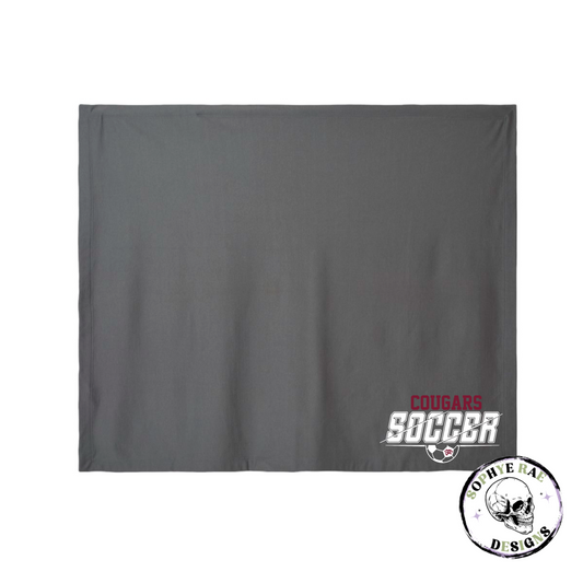 Cougars Split Soccer Blanket