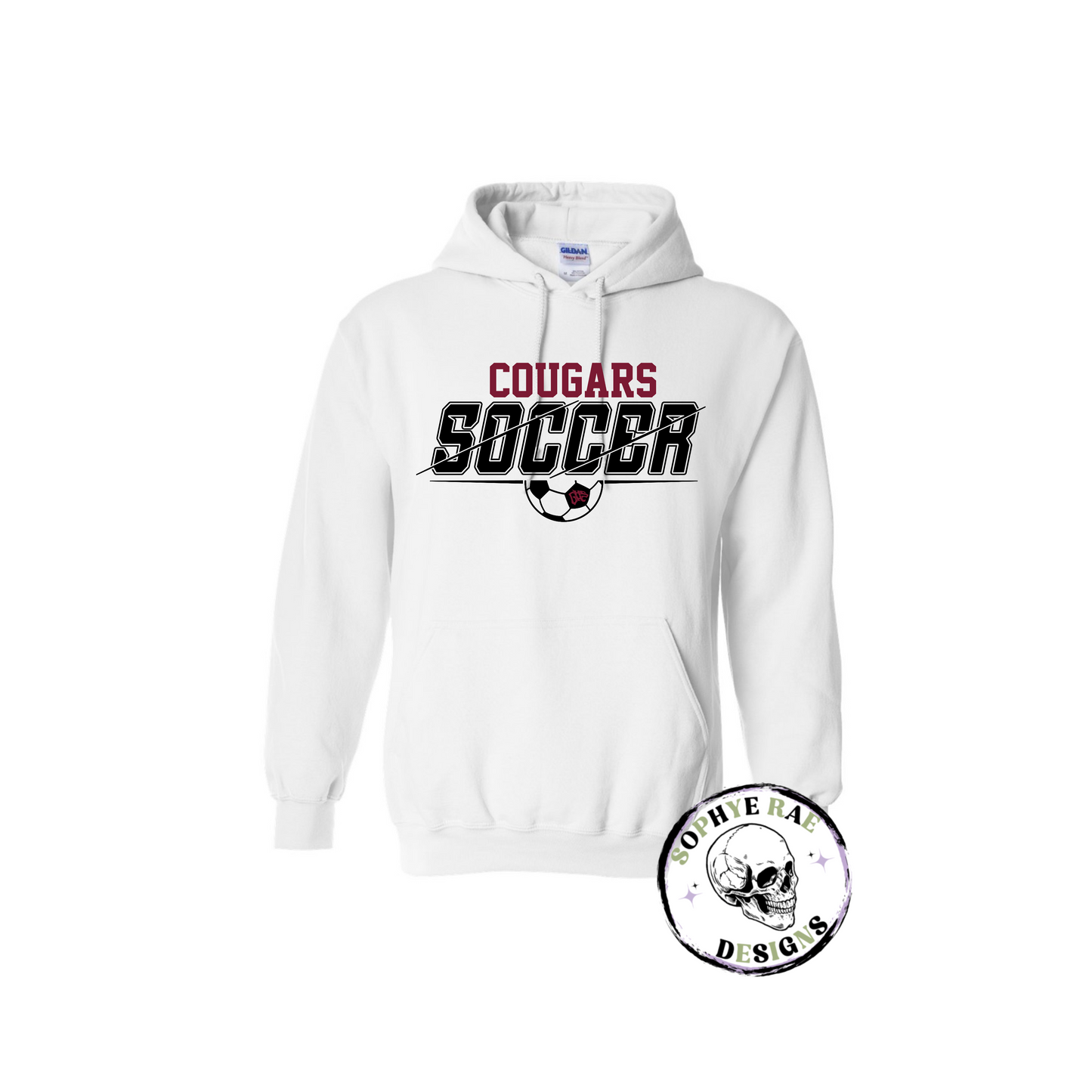 Cougars Split Soccer Pull-Over Hoodie