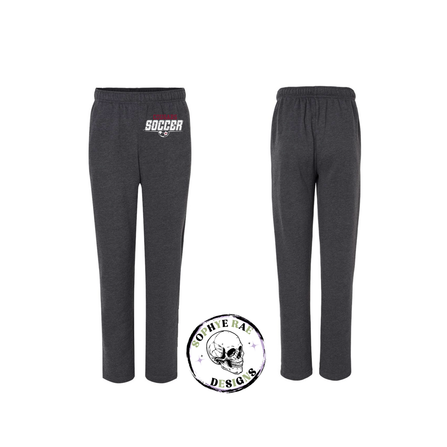 Cougars Split Soccer Straight Leg Sweatpants