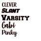 Spirit Squad Chain Pendants