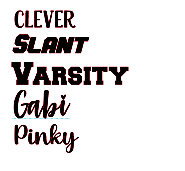 Spirit Squad Chain Pendants