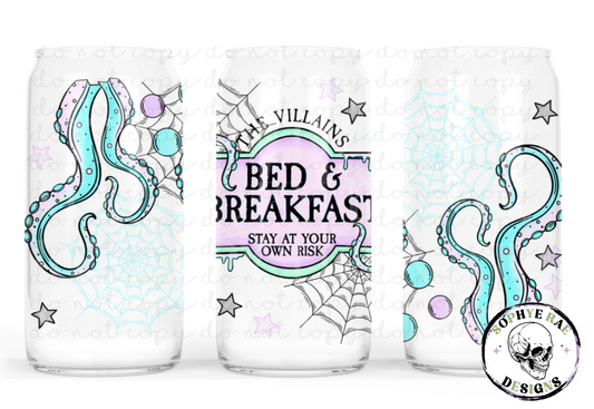 Bed & Breakfast Glass Can