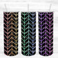 Tan Gram Tumbler with Black Background