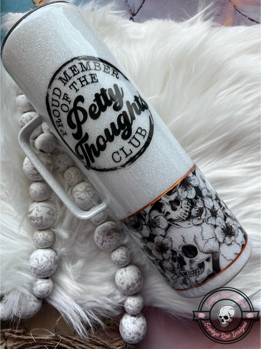 Petty Thoughts 30oz Handle Tumbler